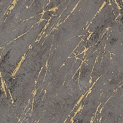 Galerie Wallcoverings Product Code BB51159 - Bricks And More Wallpaper Collection - Metallic Black Colours - Luxurious Marble Motif Design