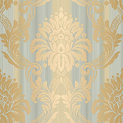 Galerie Wallcoverings Product Code CI38264 - Classic Silks 4 Wallpaper Collection - Blue, Beige Colours - String Damask Design