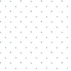 Galerie Wallcoverings Product Code CK36601 - Kitchen Style 3 Wallpaper Collection - Blue White Colours - Small Leaf Toss Design