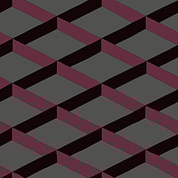 Galerie Wallcoverings Product Code DA23251 - Luxe Wallpaper Collection - Purple Colours - Shadow Trellis Design