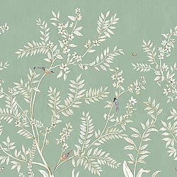 Galerie Wallcoverings Product Code DB30414M - Daisy Bennett Wallpaper Collection - Greens Colours - Vining Beauty Mural Design