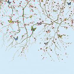 Galerie Wallcoverings Product Code DB31300M - Daisy Bennett Wallpaper Collection - Blues Colours - Butterfly Delight Design