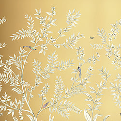 Galerie Wallcoverings Product Code DB33806M - Daisy Bennett Wallpaper Collection - Golds Colours - Vining Beauty Mural Design
