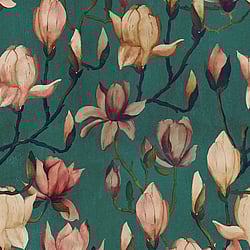 Galerie Wallcoverings Product Code DW2017 - Designer Walls Wallpaper Collection - Heron Green Colours - Magnolia Design