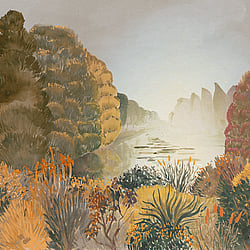 Galerie Wallcoverings Product Code DW2023 - Designer Walls Wallpaper Collection - Warm Gold Colours - Nature Landscape Design