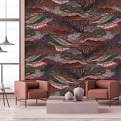 Galerie Wallcoverings Product Code DW2026 - Designer Walls Wallpaper Collection - Burgundy Colours - Livelliuniti Design