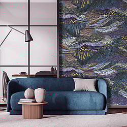 Galerie Wallcoverings Product Code DW2027 - Designer Walls Wallpaper Collection - Midnight Blue Colours - Livelliuniti Design