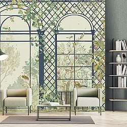 Galerie Wallcoverings Product Code DW2031 - Designer Walls Wallpaper Collection - Whisper Green Colours - Greenhouse Design