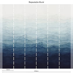 Galerie Wallcoverings Product Code DW2036 - Designer Walls Wallpaper Collection - Indigo Blue Colours -  