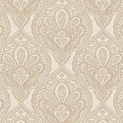 Galerie Wallcoverings Product Code DWP0247-05 - Emporium Wallpaper Collection - Gold Colours - Mehndi Damask Design