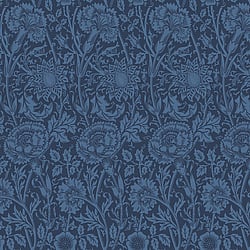 Galerie Wallcoverings Product Code ET12512 - Arts and Crafts Wallpaper Collection - Blue Colours - Tonal Floral Trail Design