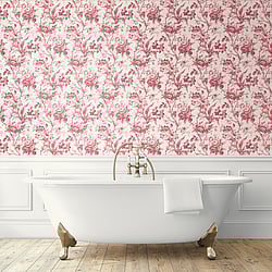 Galerie Wallcoverings Product Code FC61201 - French Country Wallpaper Collection - Heartbeat Colours -  En Rose Design