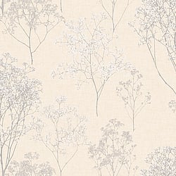 Galerie Wallcoverings Product Code FH37509 - Homestyle Wallpaper Collection - White Beige Grey Colours - Queen Annes Lace Design
