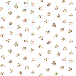 Galerie Wallcoverings Product Code G23272 - Country Cottage Wallpaper Collection - Yellow Red Green Colours - Floral Motif Design