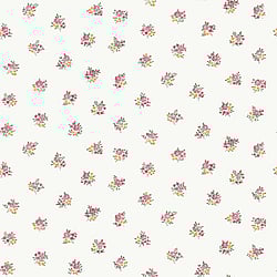 Galerie Wallcoverings Product Code G23276 - Country Cottage Wallpaper Collection - Red Green Yellow Colours - Floral Motif Design
