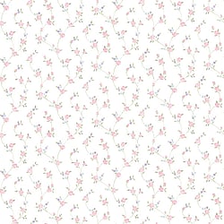 Galerie Wallcoverings Product Code G23285 - Country Cottage Wallpaper Collection - Pink Lilac Blue Green Colours - Petite Floral Trail Design