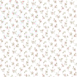 Galerie Wallcoverings Product Code G23286 - Country Cottage Wallpaper Collection - Red Colours - Petite Floral Trail Design