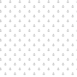 Galerie Wallcoverings Product Code G23355 - Deauville 2 Wallpaper Collection - Taupe Beige White Colours - Small Anchors Design