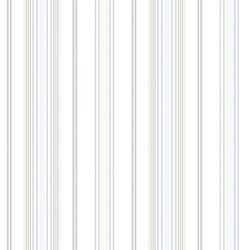 Galerie Wallcoverings Product Code G45061 - Vintage Rose Wallpaper Collection - Blue Colours - Stripe Design