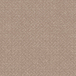 Galerie Wallcoverings Product Code G45173 - Steampunk Wallpaper Collection - Bronze Brown Colours - Diamond Plate Design