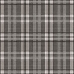Galerie Wallcoverings Product Code G45307 - Vintage Roses Wallpaper Collection - Black Colours - Plaid Design