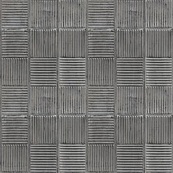 Galerie Wallcoverings Product Code G45333 - Grunge Wallpaper Collection - Grey Colours - Metal Grate Design