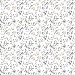 Galerie Wallcoverings Product Code G45454 - Just Kitchens Wallpaper Collection - Grey Beige Colours - Spring Leaf Trail Design