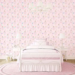 Galerie Wallcoverings Product Code G56002 - Just 4 Kids 2 Wallpaper Collection - Pink Colours - Ballerinas Design