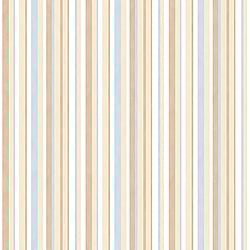 Galerie Wallcoverings Product Code G56040 - Just 4 Kids 2 Wallpaper Collection - Blue Beige Colours - Washed Striped Design