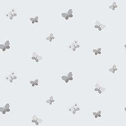 Galerie Wallcoverings Product Code G56504 - Just 4 Kids 2 Wallpaper Collection - Grey Colours - Butterflies Design