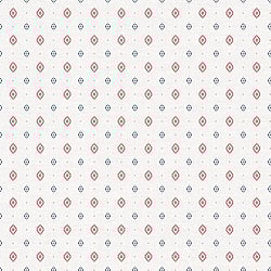 Galerie Wallcoverings Product Code G56529 - Just 4 Kids 2 Wallpaper Collection - Red Blue White Colours - Diamond Motif Design