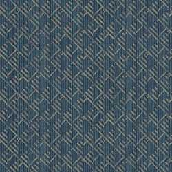 Galerie Wallcoverings Product Code G56582 - Texstyle Wallpaper Collection - Turquoise Navy Colours - Block Flock Design