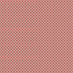 Galerie Wallcoverings Product Code G56663 - Small Prints Wallpaper Collection - Red White Colours - Medallion Design