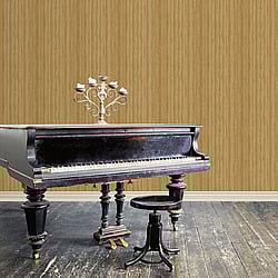 Galerie Wallcoverings Product Code G67801 - Ambiance Wallpaper Collection - Ochre Gold Colours - Nomed Stripe Design