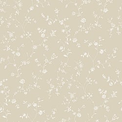 Galerie Wallcoverings Product Code G67860 - Miniatures 3 Wallpaper Collection - Cream White Colours - Floral Trail Design