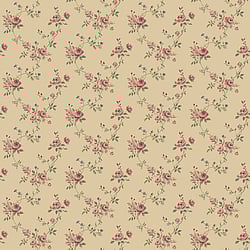 Galerie Wallcoverings Product Code G67894 - Miniatures 2 Wallpaper Collection - Pink Green Blue Cream Colours - Medium Rose Trail Design
