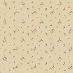Galerie Wallcoverings Product Code G67917 - Miniatures 2 Wallpaper Collection - Cream Red Green Blue Colours - Small Floral Sprig Design