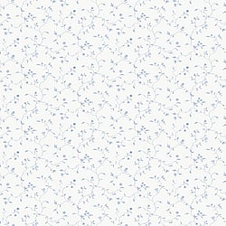 Galerie Wallcoverings Product Code G67920 - Miniatures 3 Wallpaper Collection - Blue White Colours - Small Floral Trail Design