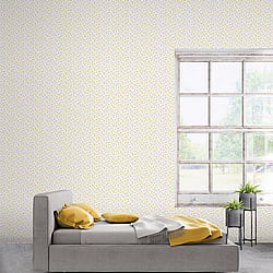 Galerie Wallcoverings Product Code G68725 - Miniatures 3 Wallpaper Collection - Warm Grey,Yellow Colours - Mini Magnolia Design