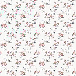 Galerie Wallcoverings Product Code G68731 - Miniatures 3 Wallpaper Collection - Red,Blue,Beige Colours - Multi Floral Trail Design