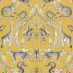 Galerie Wallcoverings Product Code G78315 - Bazaar Wallpaper Collection - Yellow Colours - Menagerie Design