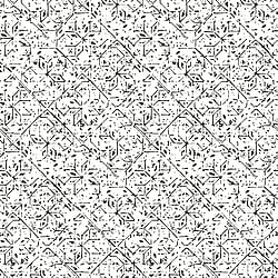 Galerie Wallcoverings Product Code G78334 - Bazaar Wallpaper Collection - Monochrome Colours - Tangier Tile Design