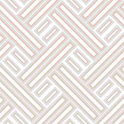 Galerie Wallcoverings Product Code GX37600 - Geometrix Wallpaper Collection - Grey Rose Gold Colours - Geo Rectangular Design