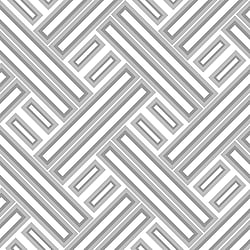 Galerie Wallcoverings Product Code GX37608 - Geometrix Wallpaper Collection - Silver Grey Colours - Geo Rectangular Design