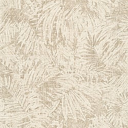 Galerie Wallcoverings Product Code HV41009 - Havana Wallpaper Collection - Beige Cream Metallic Colours - Havana Fern Leaf Motif Design