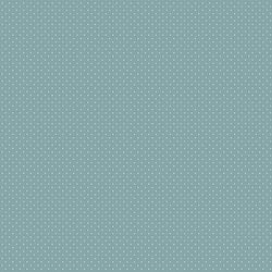 Galerie Wallcoverings Product Code MC61056 - Maison Charme Wallpaper Collection - Blue, Green, White Colours - This pretty polka dot motif would make a great statement in your home and is ideal for nurseries or playrooms. The simple yet striking design features small white polka dots on a muted background with a lightly textured matte finish. Easy to apply, this high quality wallpaper would look great as a feature wall or when used to decorate a whole room. Design