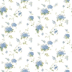 Galerie Wallcoverings Product Code PF38108 - Pretty Prints Wallpaper Collection - Navy, Green, Light Yellow Colours - Hortensia Trail Design