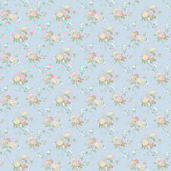 Galerie Wallcoverings Product Code PF38149 - Pretty Prints Wallpaper Collection - Blue, Pink, Green Colours - Mini Hydrangea Trail Design