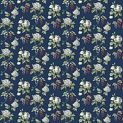 Galerie Wallcoverings Product Code PF38164 - Pretty Prints Wallpaper Collection - Navy, Burgundy, Green Colours - Mini Rose Design