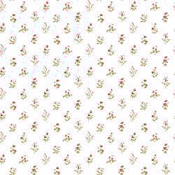 Galerie Wallcoverings Product Code PF38168 - Pretty Prints Wallpaper Collection - Cream, Red, Yellow-Green, Ochre Colours - Mini Garden Spot Design
